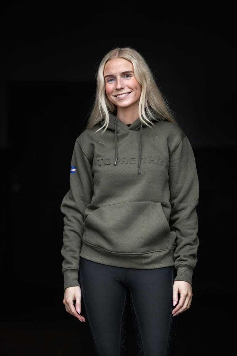 TOP REITER UNISEX HOODIE MOSS GREEN - Bilde 2