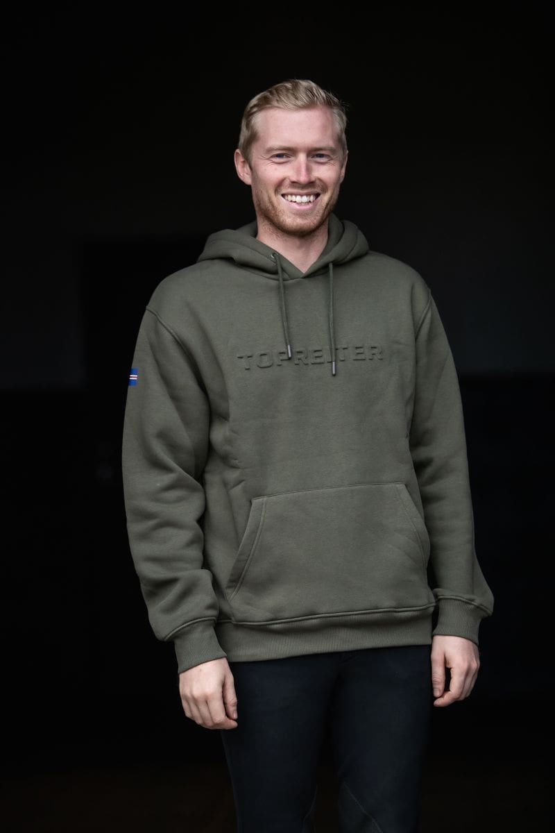 TOP REITER UNISEX HOODIE MOSS GREEN - Bilde 3