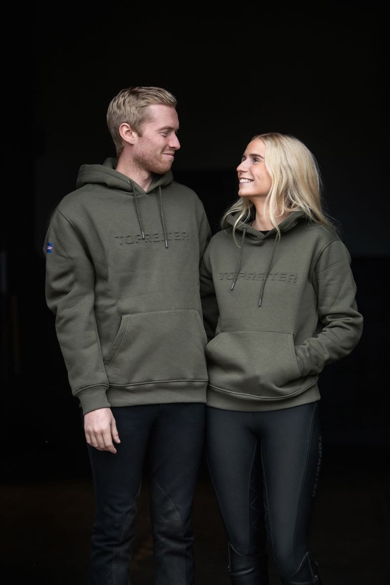 TOP REITER UNISEX HOODIE MOSS GREEN
