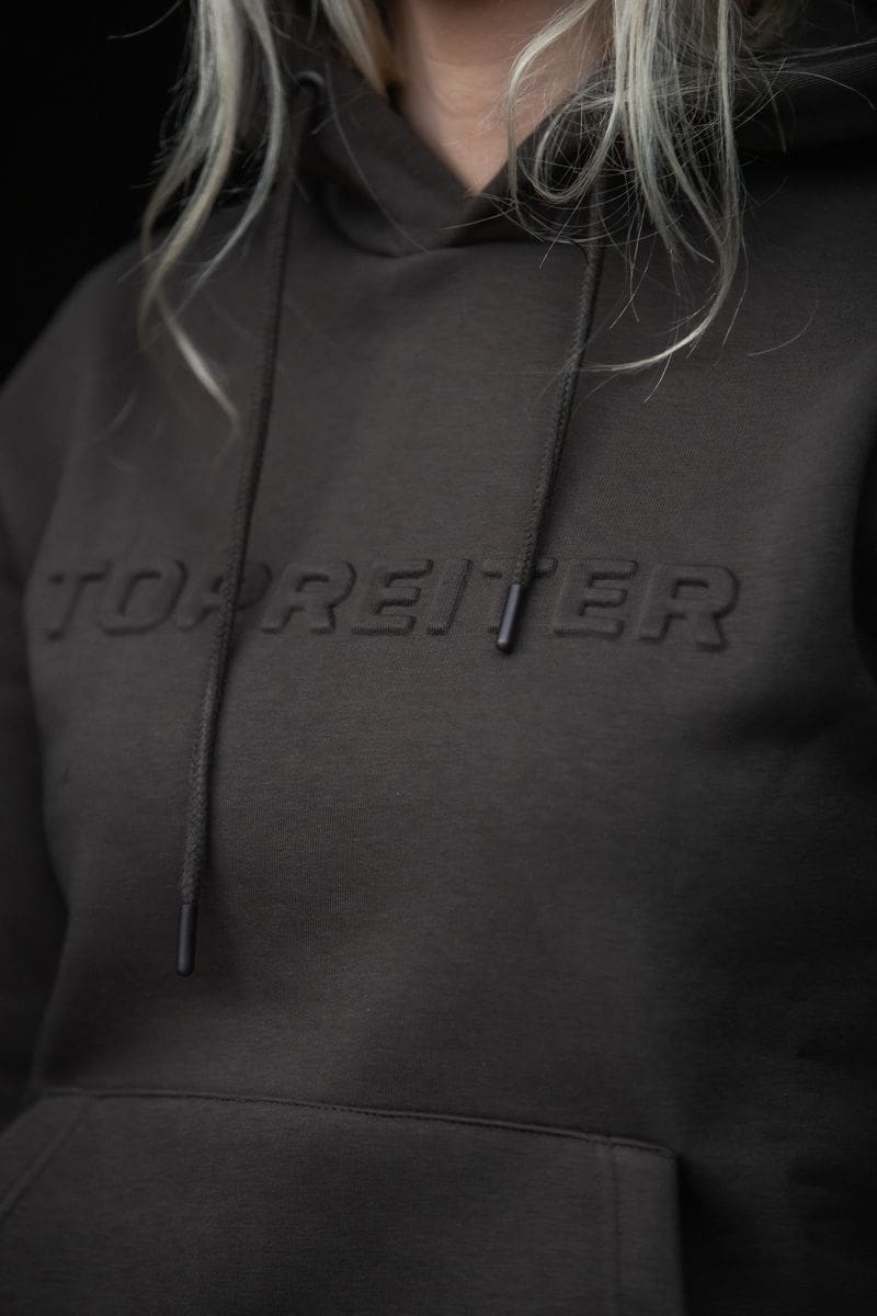 TOP REITER UNISEX HOODIE DARK BROWN - Bilde 3