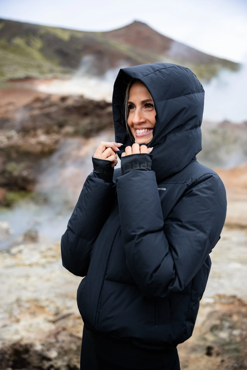 TOP REITER ASSA PUFFER JACKET SORT - Bilde 2