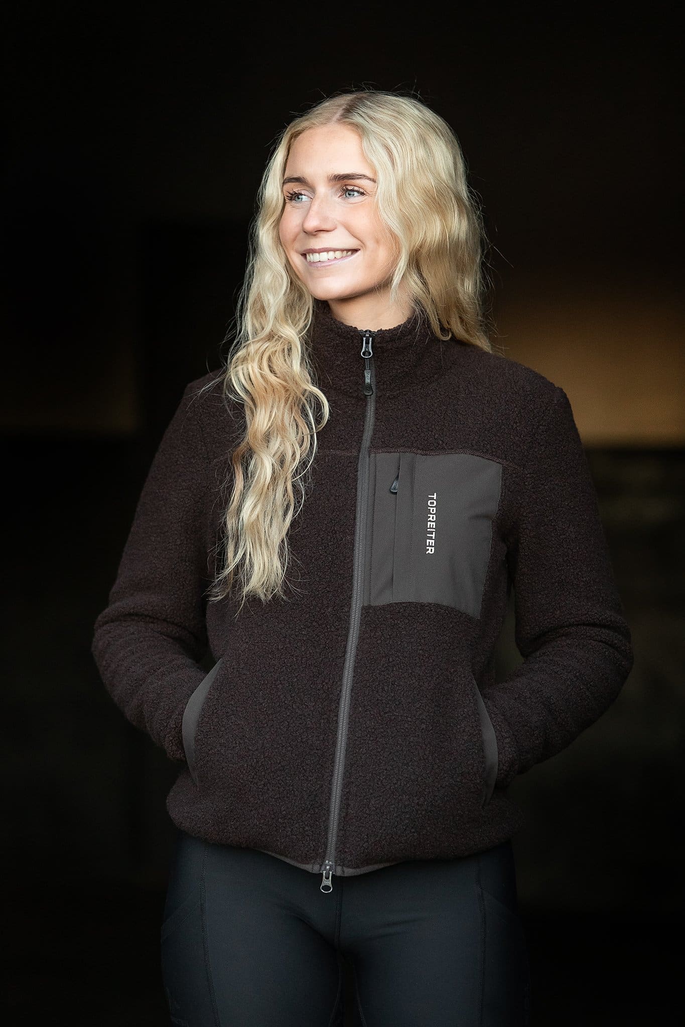 TOP REITER GLAMPI UNISEX WOOL JACKET BRUN