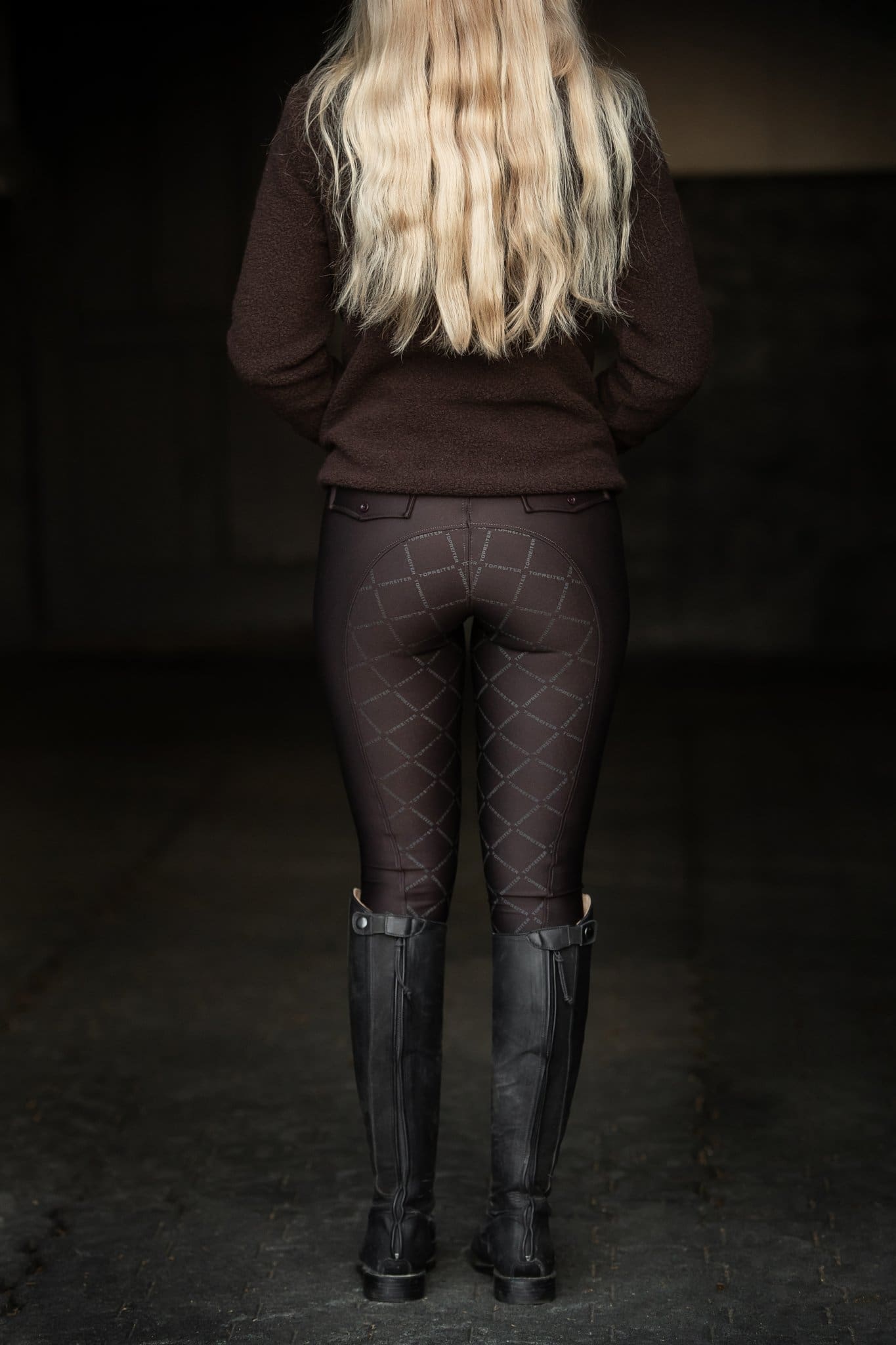 TOP REITER KARA LEGGINGS BRUN - Bilde 3